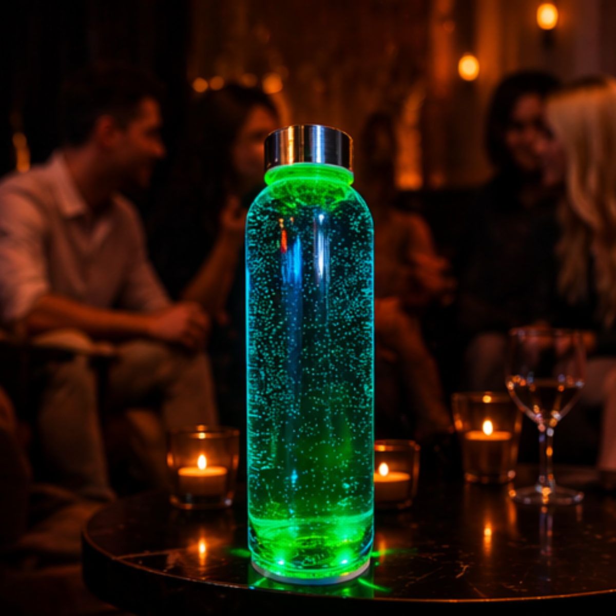Liquid Light in lounge setting